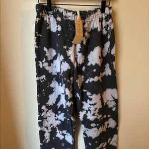 Urban Outfitters Renewal Black and White Tie Dye Sweatpant